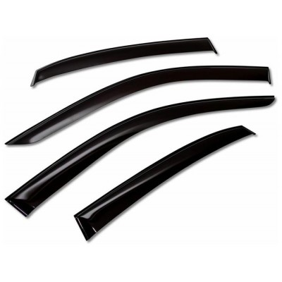 Дефлектори вікон (вітровики) Great Wall Hover/Haval H3/H5 (чорні)