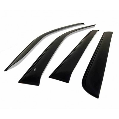 Дефлекторы окон (ветровики) Haval H2 черные 